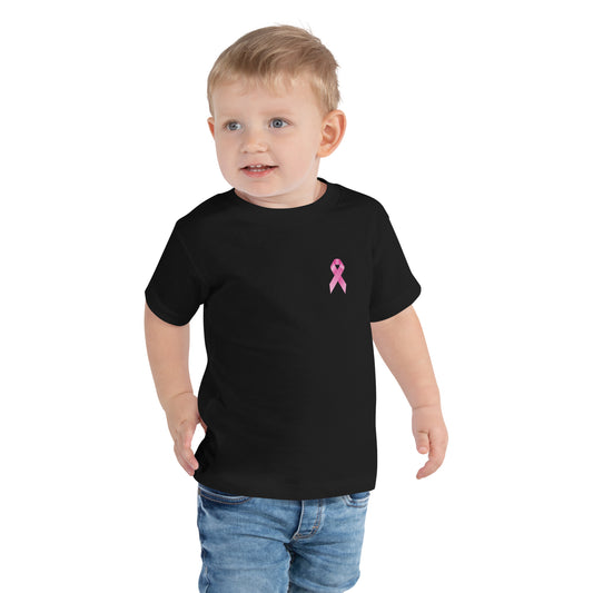 Fuck Cancer Ribbon - Toddler Short Sleeve Tee