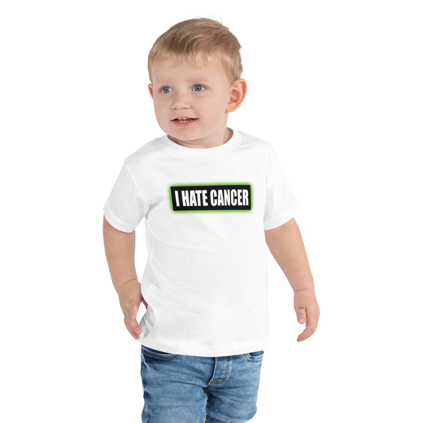 I Hate Cancer - Toddler Short Sleeve Tee