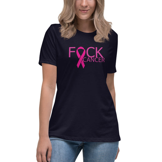 Fuck Cancer - Women's Relaxed T-Shirt